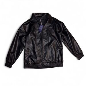 Black Women's Leather Jacket